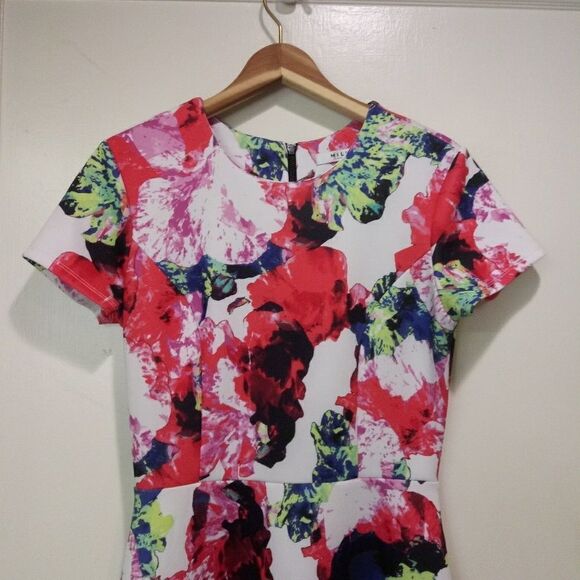 MILLY for DesigNation Floral Scuba Dress - Picture 8 of 8